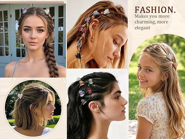 small hair clips claws girls toddlers women