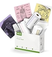 Nelko Genuine Self-Adhesive Thermal Printer Stickers, Compatible with PM230 Mini Sticker Printer,...