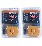 BXST One Outlet Plug Surge Protector Voltage Protector for Home Protects Against High and Low Vol...