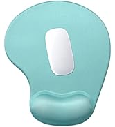 Hsurbtra Ergonomic Mouse Pad with Wrist Rest Support, Gel Mouse Pads with Non-Slip PU Base, Pain ...