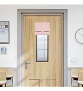 Vatge Pink Door Curtain for Classroom Decor - Short Curtains for Window Privacy, Mini Blinds for ...