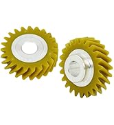2PCS W10112253 Mixer Worm Gear Replacement for Whirlpool, KitchenAid &amp; Kenmore Stand Mixers Gear ...