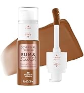 COVERGIRL TruBlend Sun &amp; Sculpt Bronzing Glow Serum, Buildable, Radiant Glow, Wand and Pump Appli...