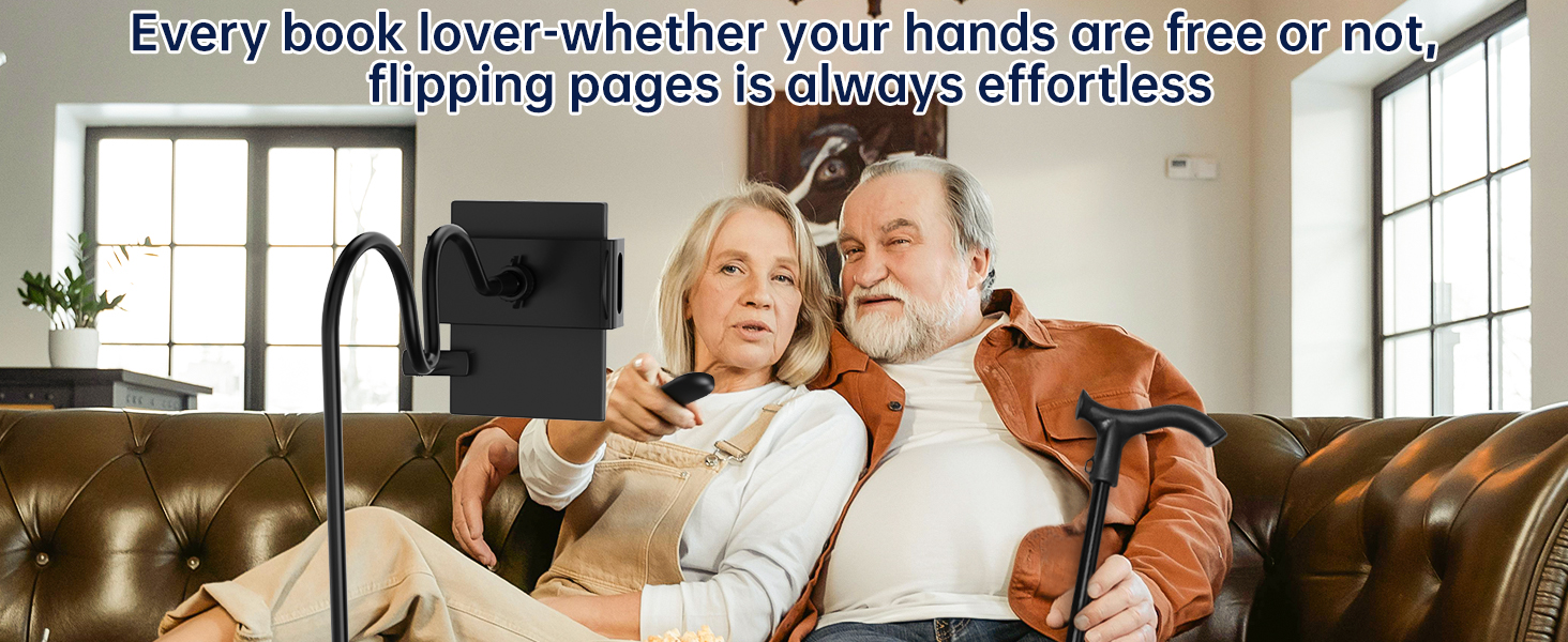 kindle holder for bed with remote page turner