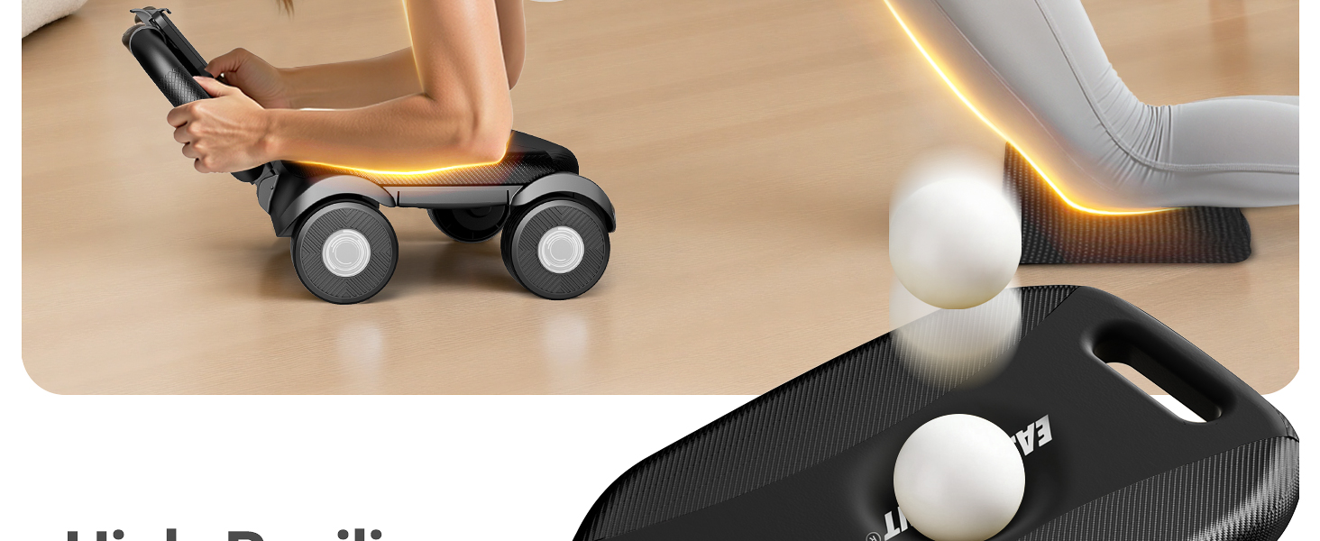 EAST MOUNT Ab Roller Wheel - Ab Roller with Elbow Support for Core Workout Home Gym Equipment