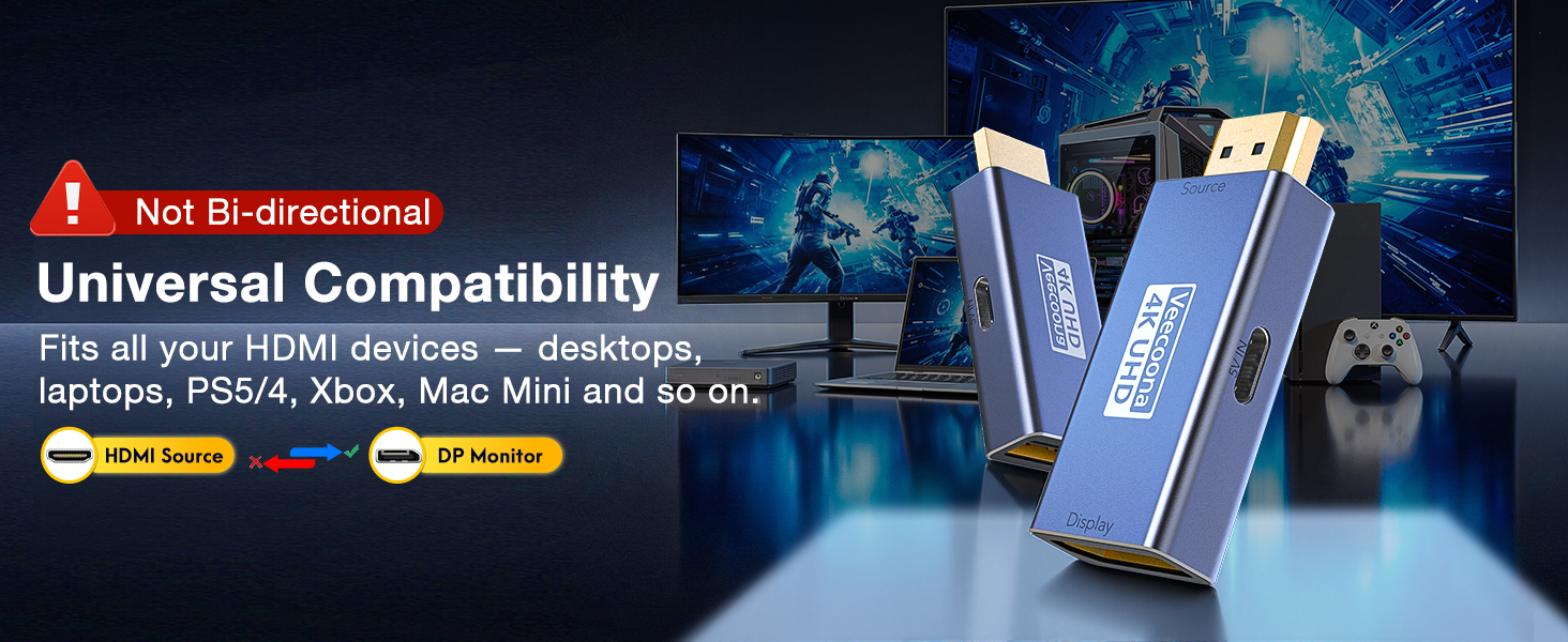 HDMI to DisplayPort Adapter