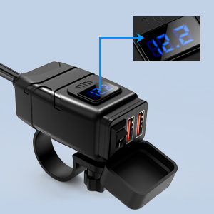 usb motorcycle charger port