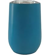 Happy Hour 16 oz Double Wall Insulated Stainless Steel Tumbler - Blue