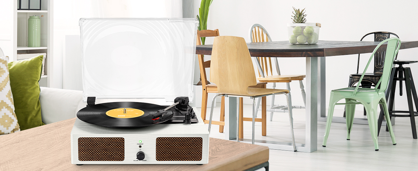 turntable with speakers