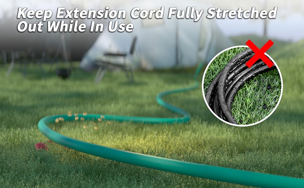 heavy duty extension cord with multiple outlets outdoor 25 ft