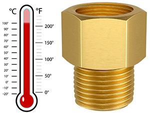 Brass pipe fitting