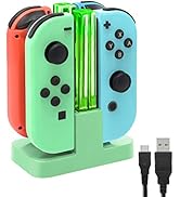 FASTSNAIL Charging Dock, Play/Plug USB Port, Type C Charging Cable, Compatible with Nintendo Swit...