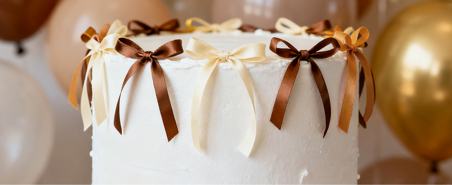 christmas ribbon brown
