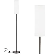 Floor Lamp for Living Room - Pole Lamps for Bedrooms, Ambimall Standing Lamps with White Lampshad...