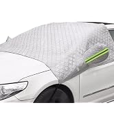 Kwak's Windshield Cover for Ice and Snow, Car Windshield Snow Cover Four-Layer Protection UV Sun ...