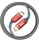 40Gbps USB 4 Cable for Thunderbolt 4 [Red, 3.3Ft, Durable], High-Speed Data Transfer, USB C Monit...