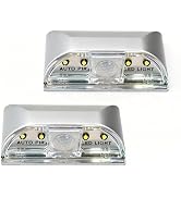 JKHTBDM 2 Pack Keyhole Light 4 LED -Battery Operated Outdoor Motion Sensor 3m Detection Range for...