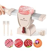 ONCE FOR ALL Meat Slicer Cleaver Kitchen Knife Set For Meat Slicing Shredding, Manual Fresh Meat ...