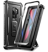Dexnor for Samsung Galaxy S9+ Plus Case, [Built in Screen Protector and Kickstand] Heavy Duty Mil...