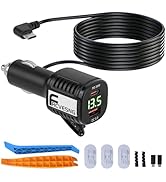 FRCVESNG USB Type C Dash Cam Power Cord, Car Dash Cam Charger Cable for DVR, Radar, Mobile Phones...