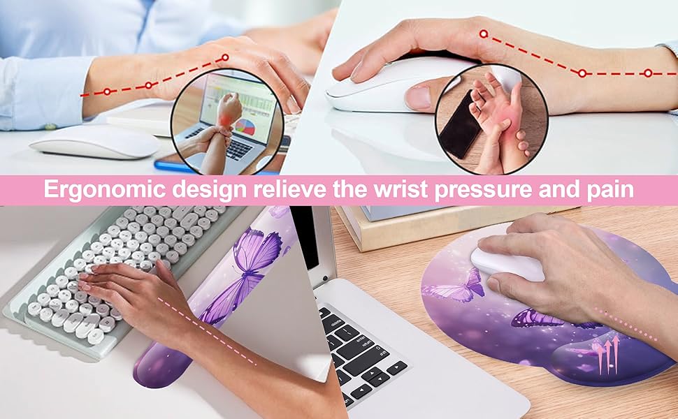Mouse Pad with Wrist Support