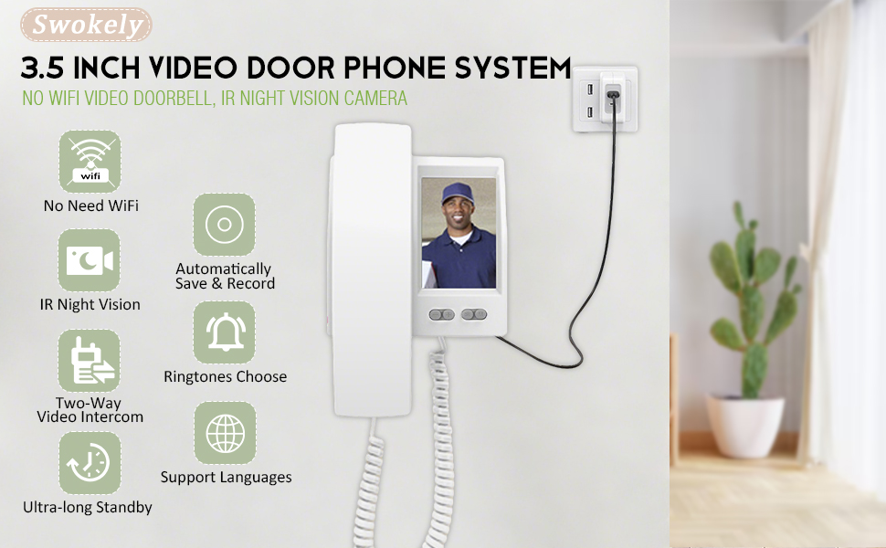 doorbell camera with monitor