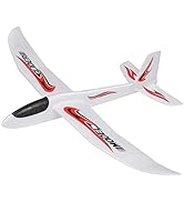TOYANDONA 1PC Foam Glider Airplane, 39 inch Large Throwing Glider Planes Lightweight Outdoor Flyi...