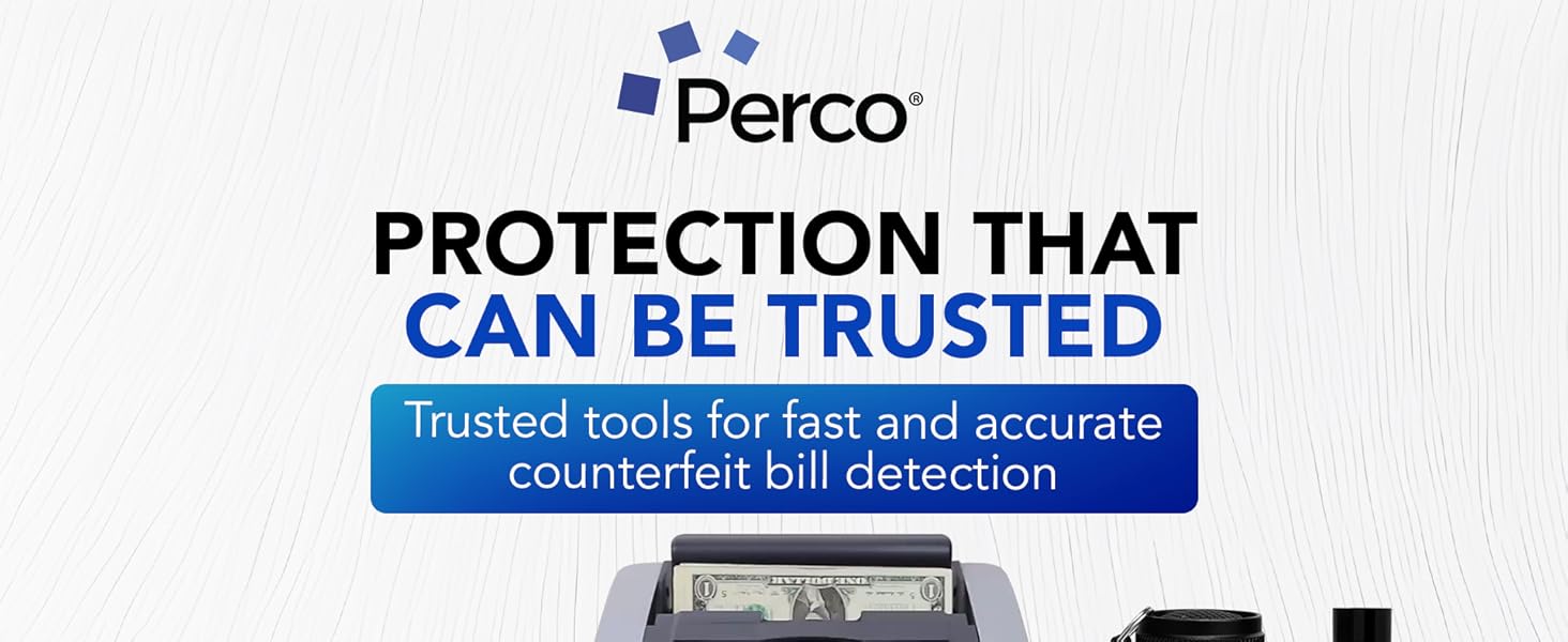 perco counterfeit flashlight portable reliable device uv light detection fake us bill checker