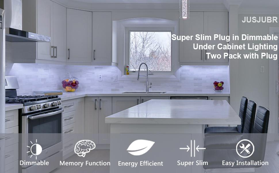 under the cabinet light