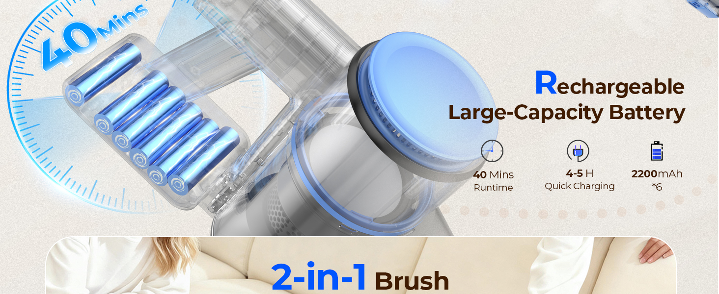 rechargeable vacuum cleaner