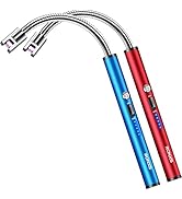 RONXS Lighter Electric Lighter Rechargeable Arc Type C Candle Lighters with LED Battery Display, ...