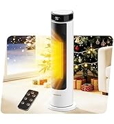 MORENTO Space Heater for Indoor Use, 1500W Ceramic Fast Heat, Electric Space Heater for Large Roo...