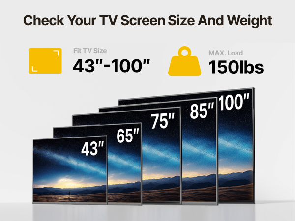 100 inch tv wall mount