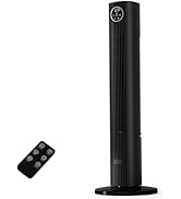 Antarctic Star Tower Fan Portable Floor Fans 85°Oscillating Fan Quiet Cooling 12H Timer Remote Co...
