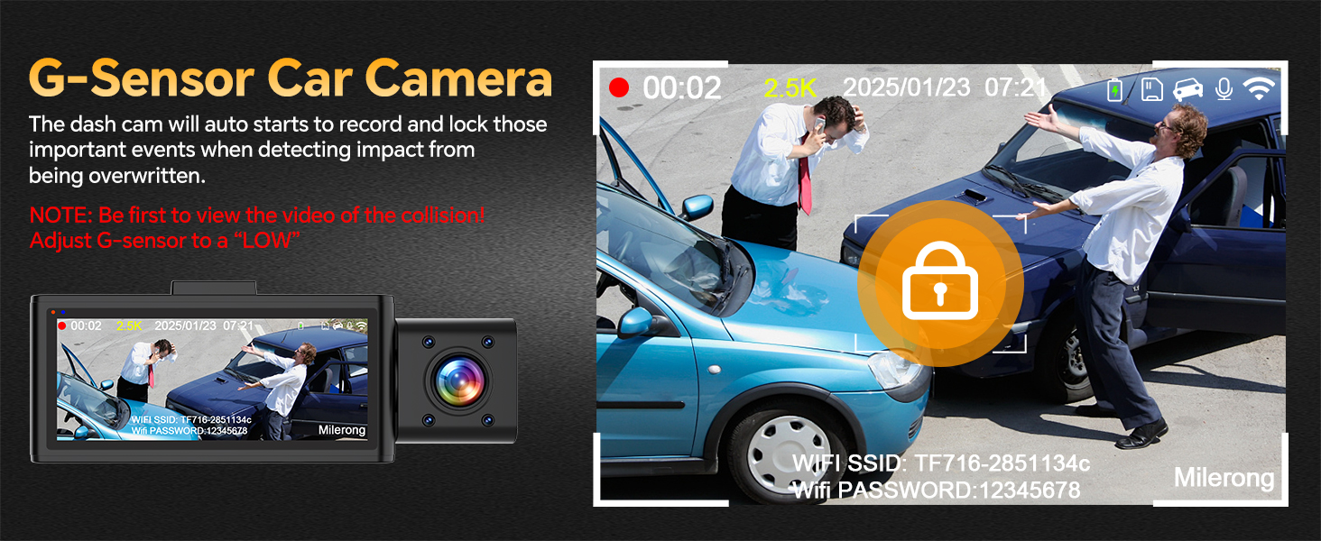 drive camera for car front and interior