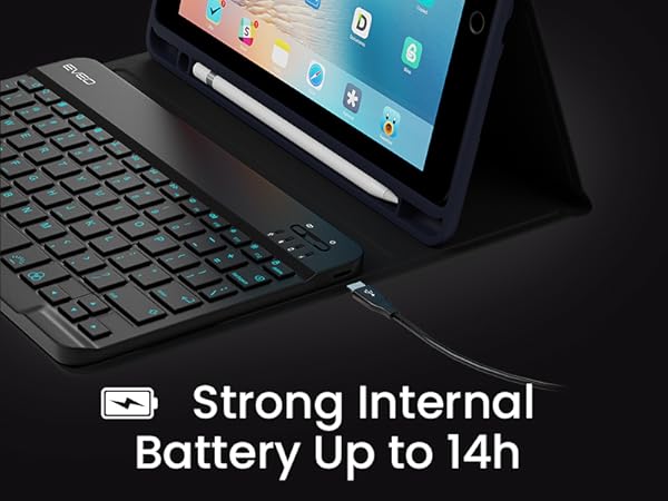 up to 14h internal strong battery