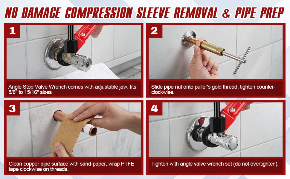 NO DAMAGE COMPRESSION SLEEVE REMOVAL &amp;amp; PIPE PREP