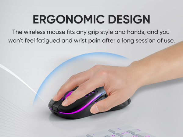 Wireless Gaming Mouse Honeycomb