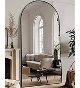 Antok Full Length Mirror, 78"x38" Oversized Floor Mirror Freestanding, Full Body Mirror Floor Sta...