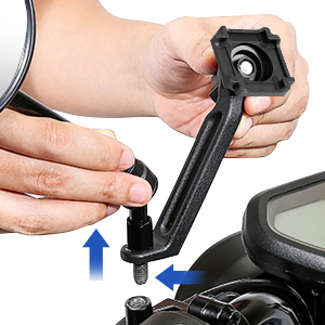 rear view mirror phone holder