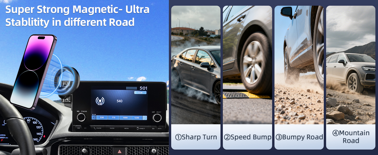 Car Phone Holder for Honda Accord 2023-2026 LX/EX