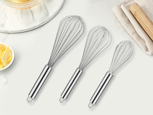 Stainless Steel Whisk Set