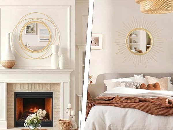 Round Art Wall Mirrors