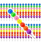 IEFFPIN 30 PCS Cute Stackable Pencils, Kid's Plastic Pencils, Fun Stacking Pencils, Cartoon 7-in-...
