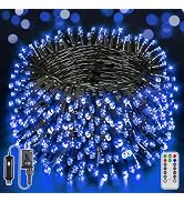 BrightChristmas 500 LED 164 FT Christmas Lights, Waterproof Outdoor String Lights with Remote and...