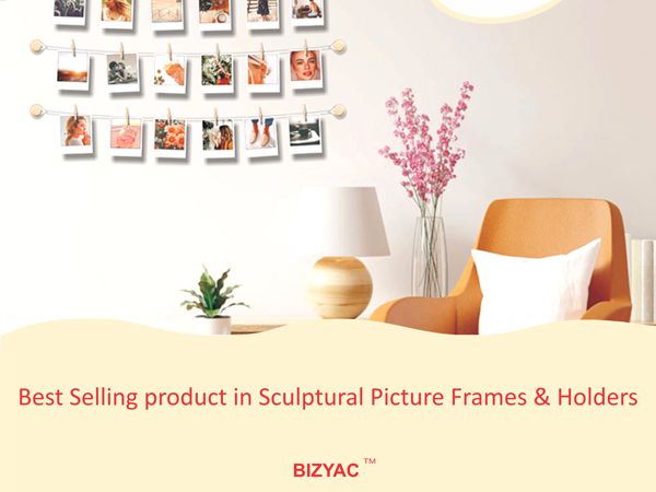 Hanging Photo Display Room Wall Decor - 5 Strings with 30 Clips - Sculptural Picture Frames Collage