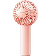 SWEETFULL Mini Portable Fan Powerful Handheld Fan Rechargeable,3 Speeds Personal Small Hand Fan f...