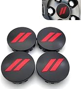 Diamall 4 PCS Car Wheel Center Cap Covers, 2.5" 63mm Center Caps for Rim, Snap-on Slash Hubcaps R...
