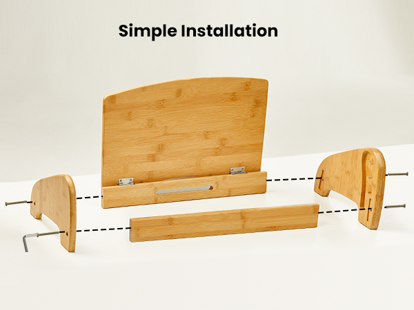 wood foot rest