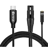 Devinal XLR-to-USB C Digital Interface, Recording Cable Cord Connector Adapter, Zero-Latency Moni...